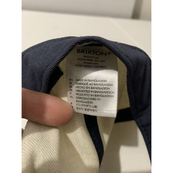 Brixton MFG Company Chief Logo Snapback Adult Hat Native Chieftain Wool Blend - Picture 9 of 10